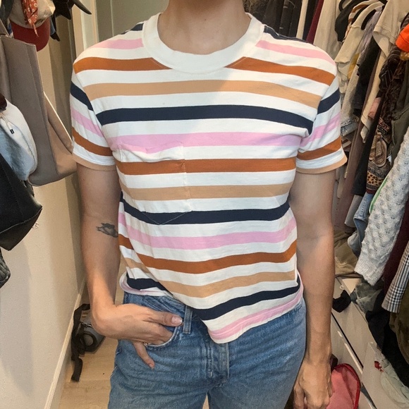 Madewell striped tee - Picture 1 of 3